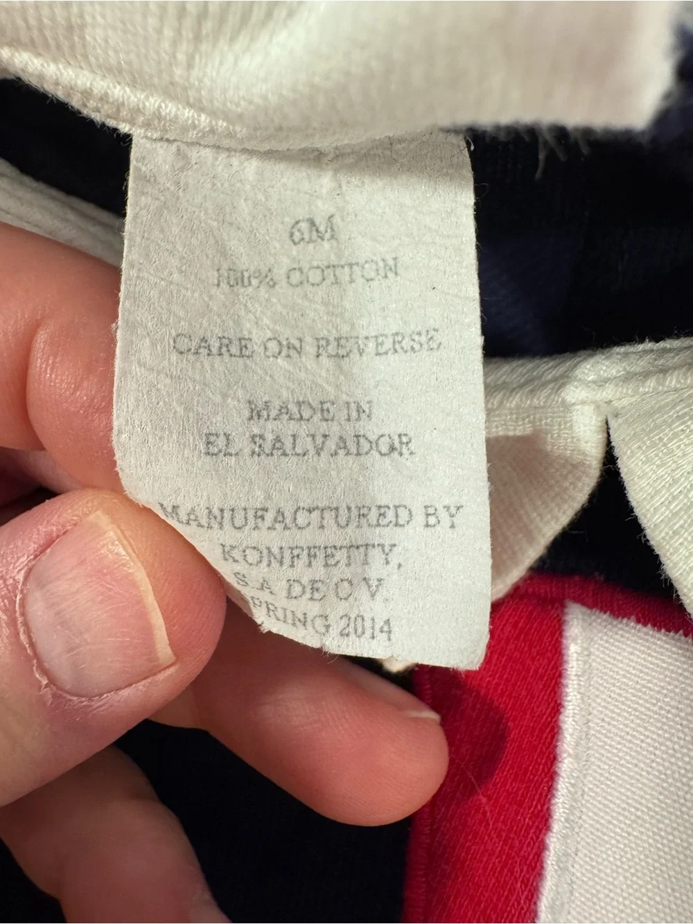 Vintage Betti Terrell by Johnston Boys 6M Patriotic Red White Blue Bubble Romper